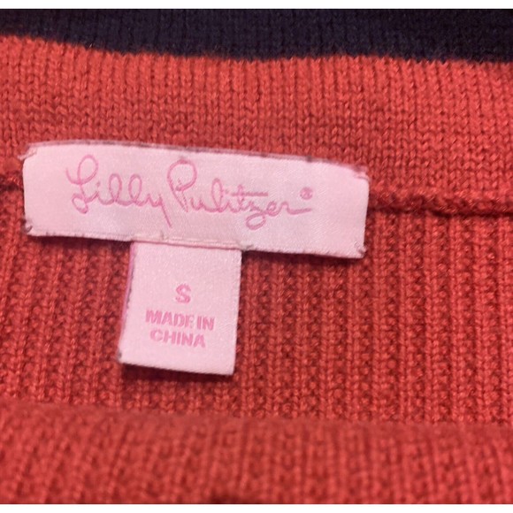 Lilly Pulitzer Dress Size Small Mock Neck Cap Blouson Drawstring Waist Waffle - Picture 3 of 6